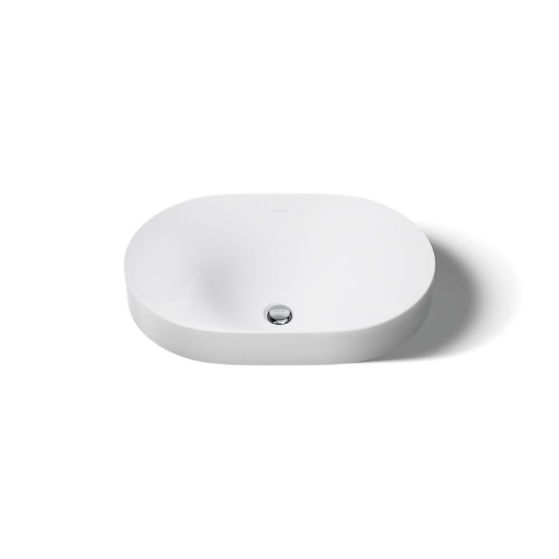 Kohler Chalice Oval Vessel Bathroom Sink & Reviews | Wayfair